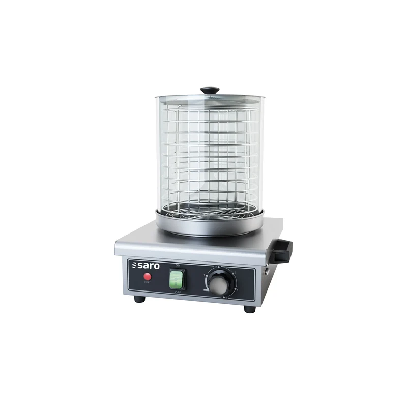 Cuiseur hot-dogs - Verre - Thermostat - 0.45kW - Appareil à hot-dog - Saro