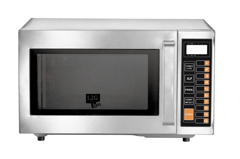 Four micro-ondes professionnel - 25L - 1000W - 3 niveaux puissance - 20 programmes - Saro