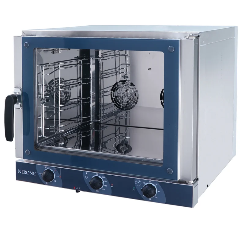 Four à Convection 4 Grilles GN 1/1 - 280°C - 3.15 kW - Manuel - Acier Inox - EKO GN - Saro