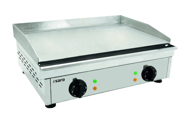 Plancha électrique FRY TOP GM 610 L - Plaque rainurée - Température 0/+300°C - 3,5 kW - Saro