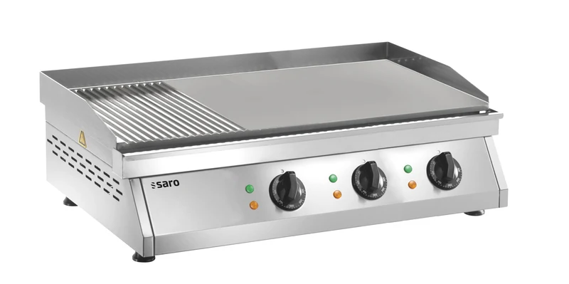 Plancha électrique FRY TOP GH 760 R - Plaque mixte - Température 0/+300°C - 9 kW - Saro