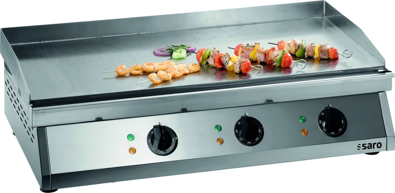 Plancha électrique FRY TOP 760 - Plaque lisse - Température 0/+300°C - 9 kW - Saro