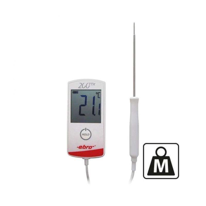 Thermomètre à sonde professionnel étanche - De -30°C à 200°C - Ebro
