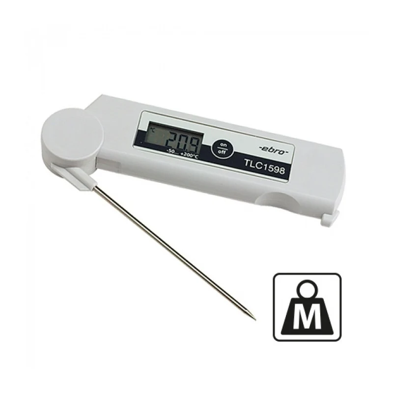 Thermomètre à sonde pliable - De -50°C à 200°C - Ebro