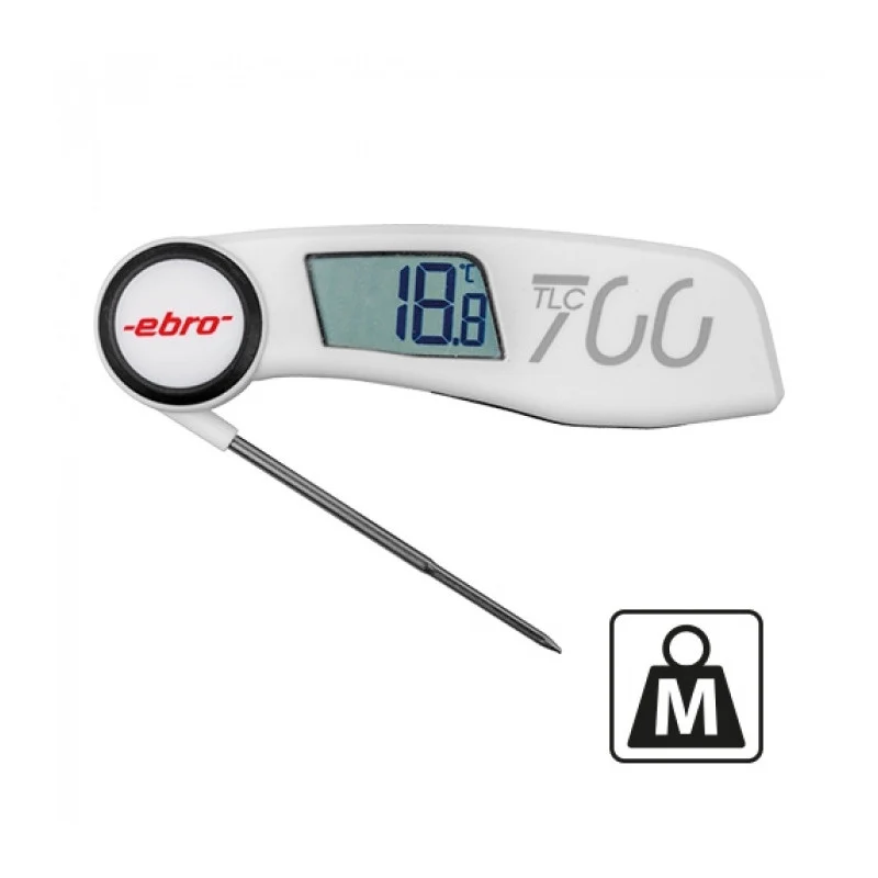 Thermomètre à sonde pliable et étanche - De -30°C à 220°C - Ebro