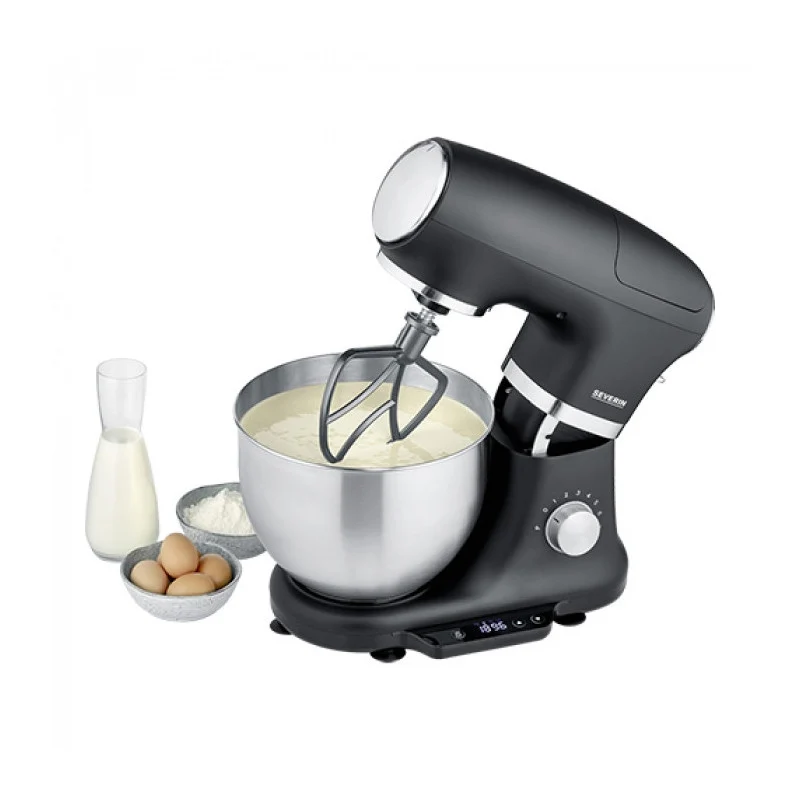 Robot pâtissier professionnel 5,5L - Batteur-mélangeur - Severin