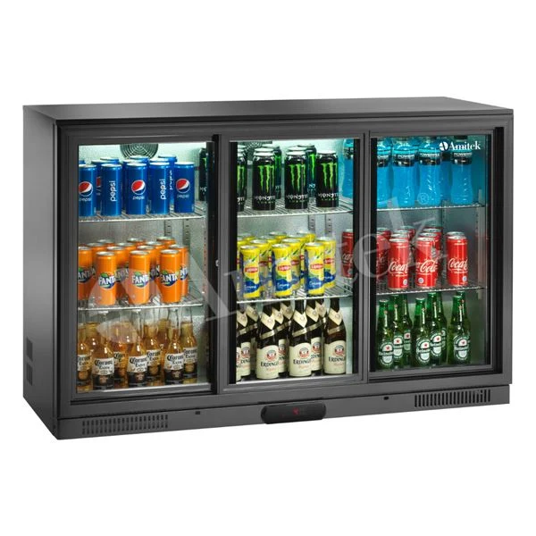 Vitrine sous bar glissant - H. 840 mm -IBOULANGE