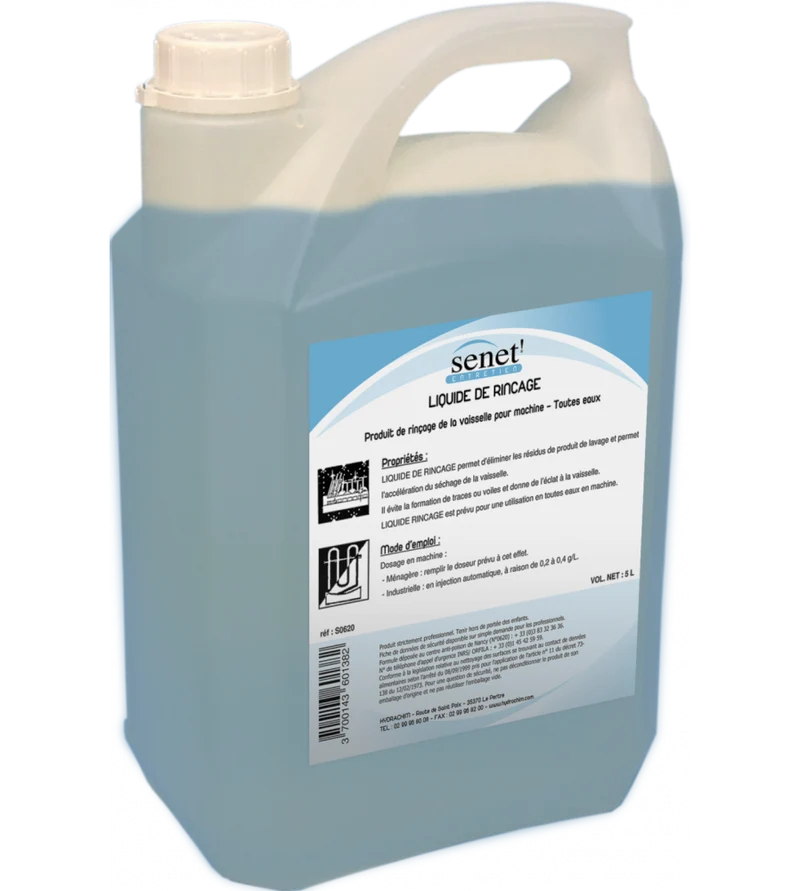 Liquide rinçage lave vaisselle toutes eaux