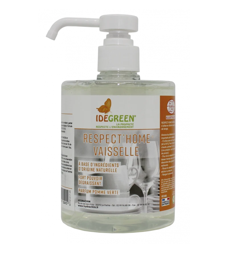 Respect'home vaisselle - Ecodetergent 500ml avec pompe