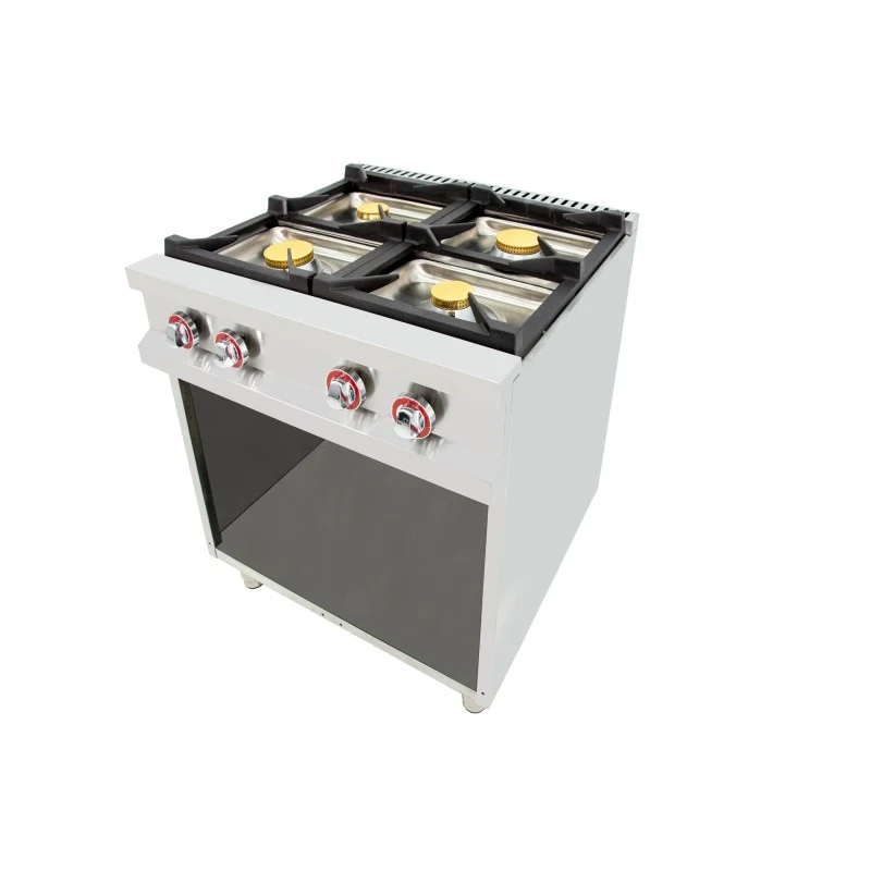 Fourneau à gaz - 6 feux - 3x7,5 + 3x5,5 kW - Arilex