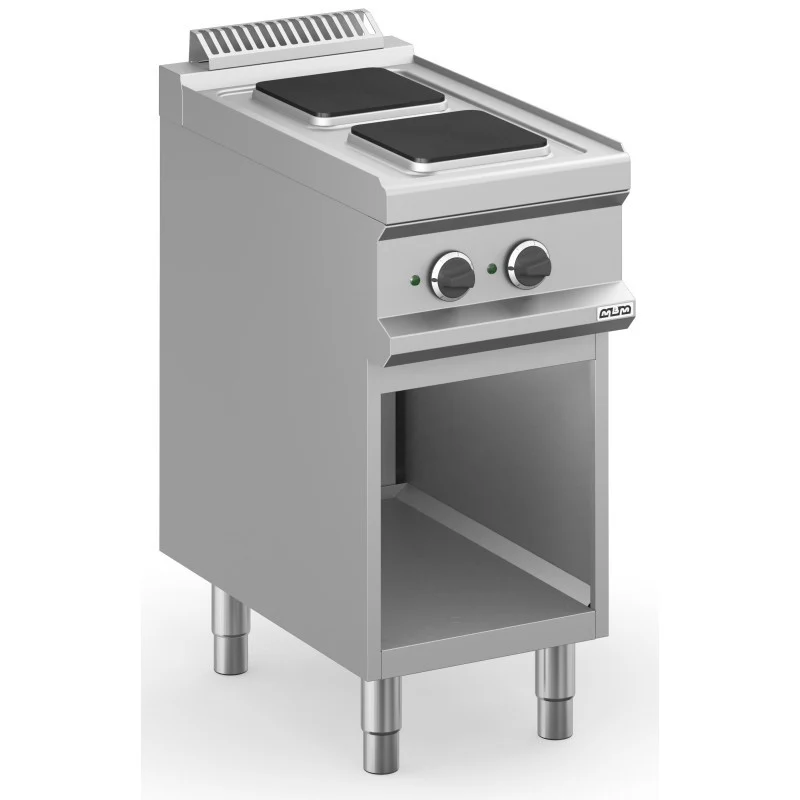Réchaud électrique - 2 zones carrées - Avec meuble - MPQ74A MAGISTRA PLUS 700 - Arilex