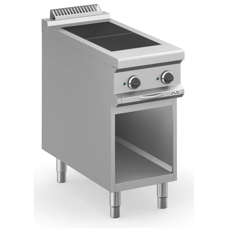 Réchaud électrique - 2 zones carrées encastrées - Avec meuble - Arilex