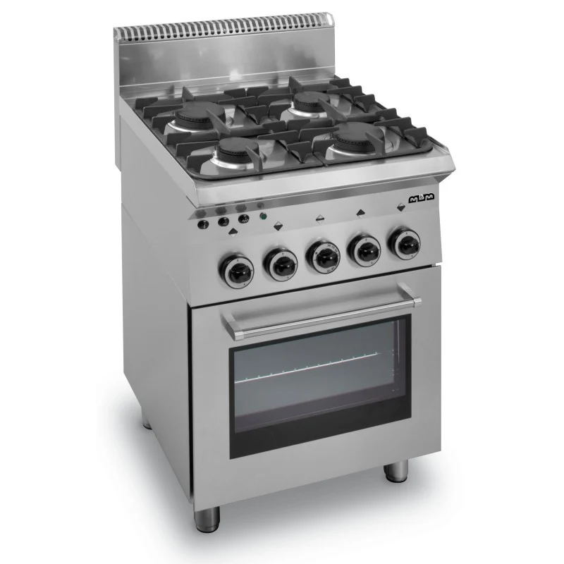 Cuisinière à gaz - 4 foyers - Avec four à gaz - G4SF65 SMART 650 - Arilex