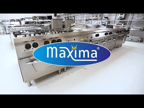 Heavy Duty cuisinière - 2 brûleurs - unité simple - profondeur 70 cm - 15 kW - gaz - Maxima