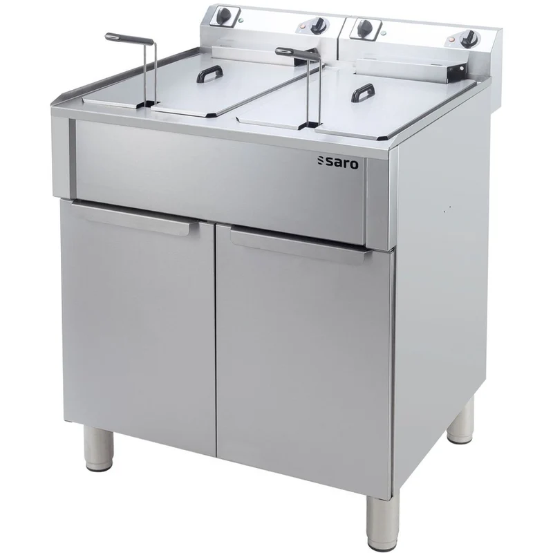 Friteuse électrique 10 + 10 litres - Saro