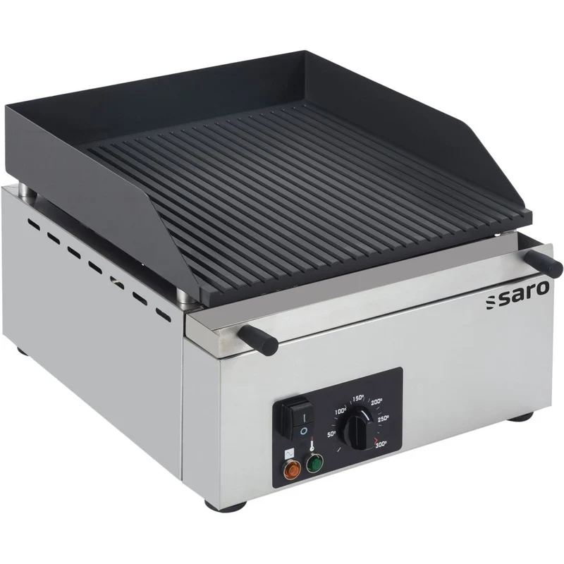 Plancha modèle GPK 410 rainurée - 3 kW - Saro