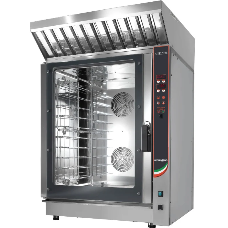 Four Mixte - 10 Niveaux GN 1/1 - Vapeur 100 - 280°C - Digital - Nerone CL10 - 12,7 kW - Saro