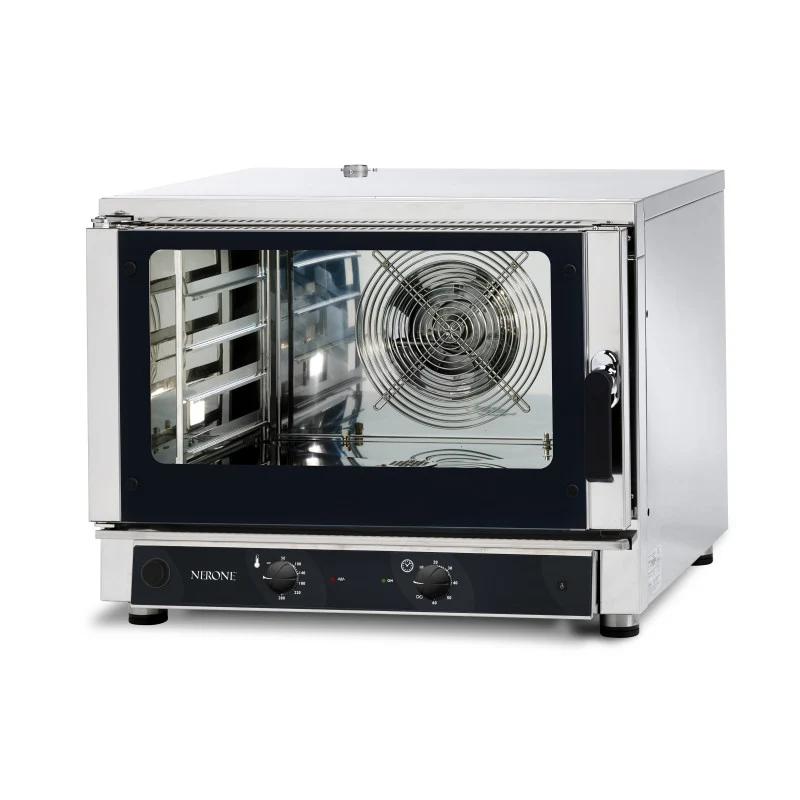 Four Mixte - 4 Niveaux GN 1/1 - Vapeur - 280°C - 5.45 kW - Manuel - MID 4 - Saro