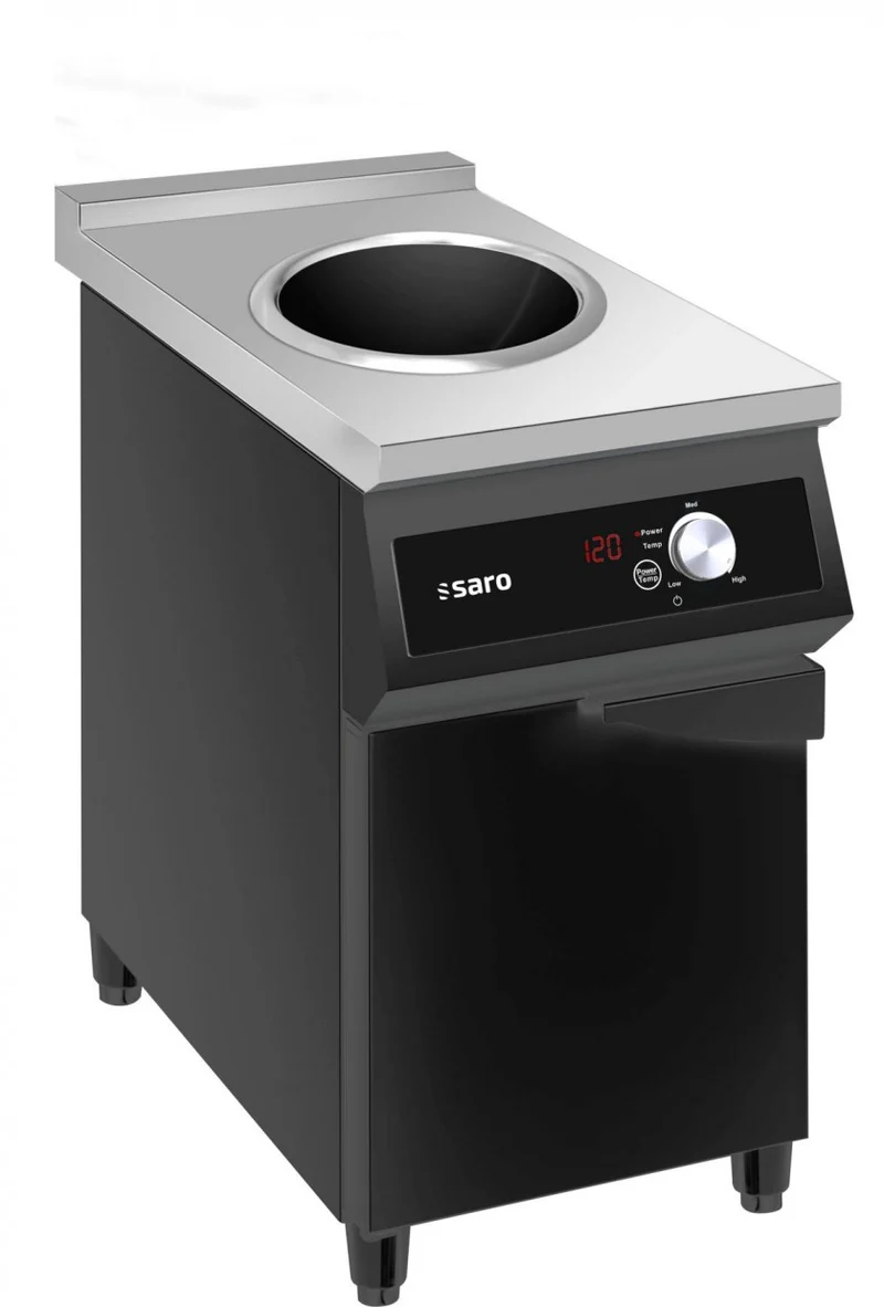 Wok à induction 1 feux - Réchaud wok - 5 kW - Saro