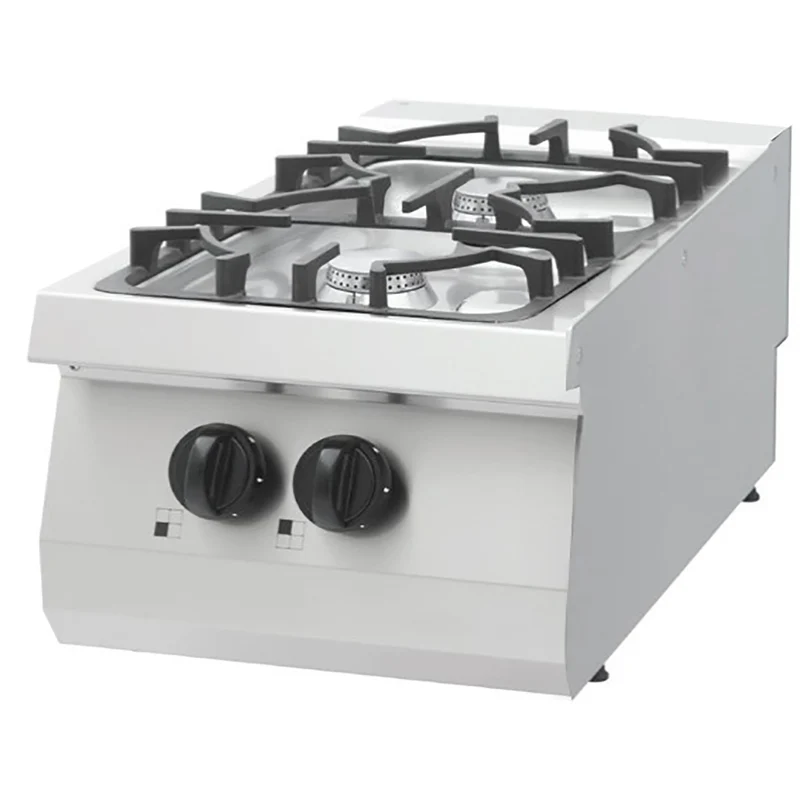 cuisinière - 2 brûleurs - 15kW - gaz