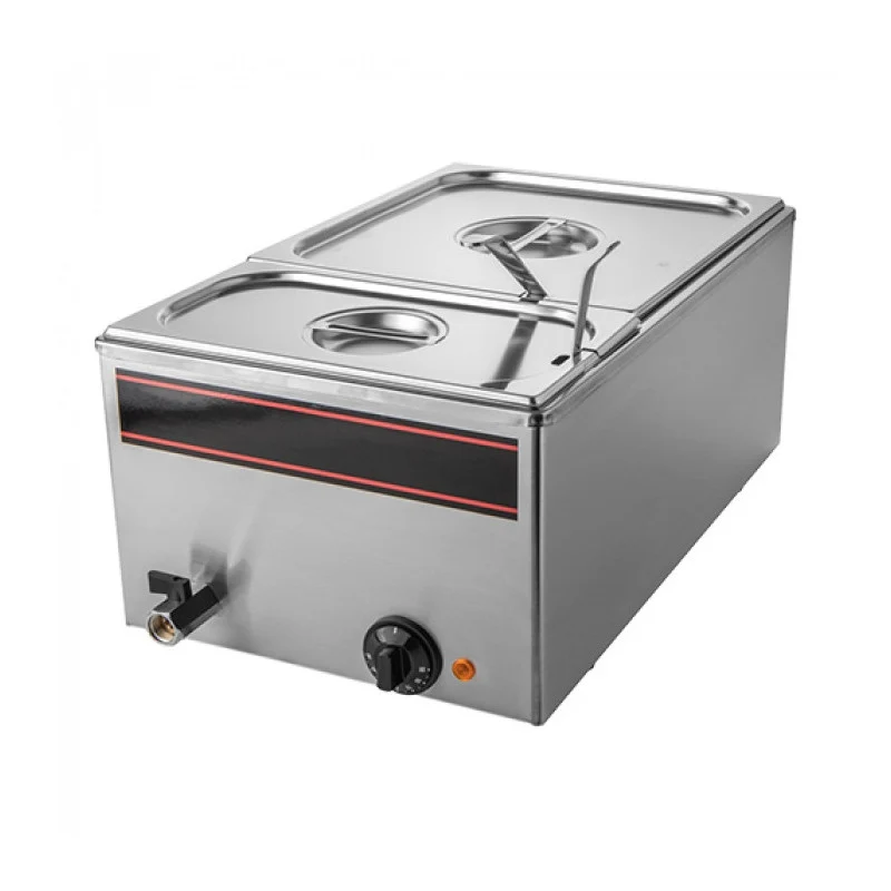 Bain marie avec soupape de vidange - Caterchef star