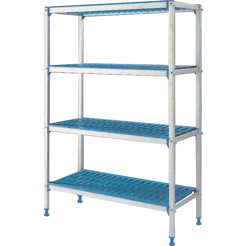 Rayonnage linéaire en aluminium 4 niv. - Réf. RLA/404-4/EF - Diamond