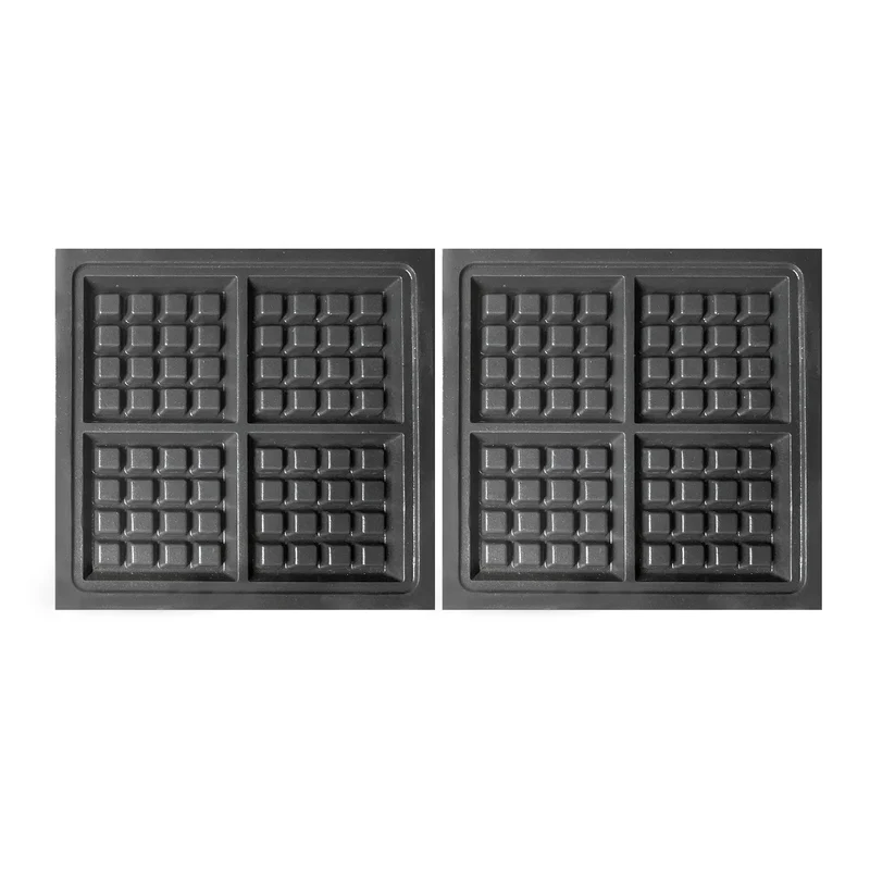 Gaufrier Rotatif 4Pcs Gaufre De Bruxelles