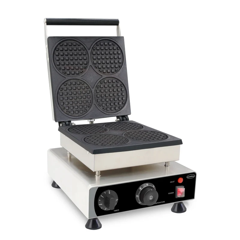 Gaufrier 4Pcs Gaufres Rondes