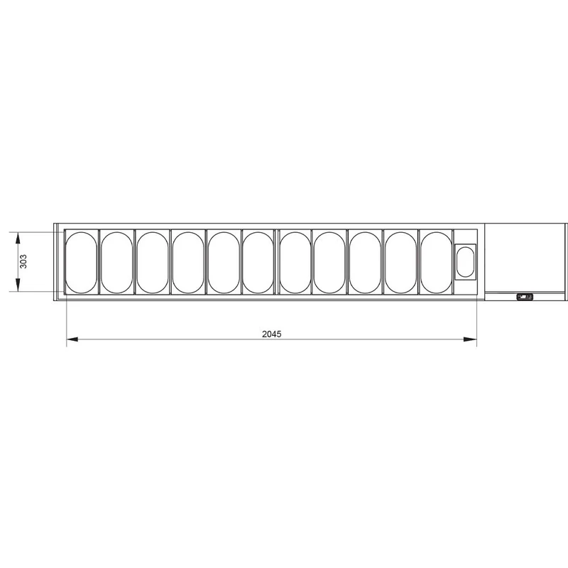 Ensemble table frigo + structure réfrigérée - 3 portes - Diamond