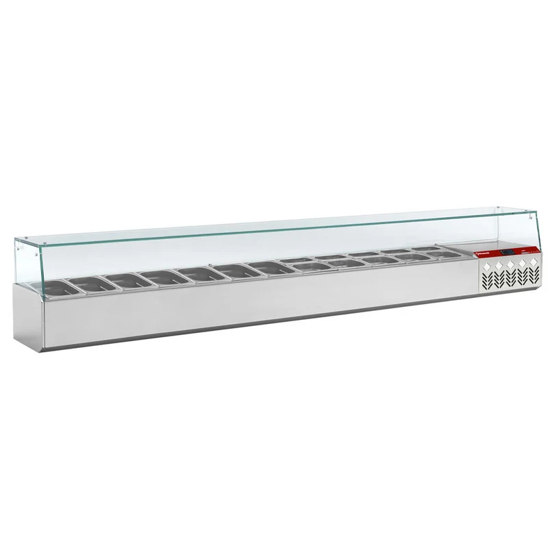 Ensemble table frigo et structure réfrigérée - 3 portes - Diamond