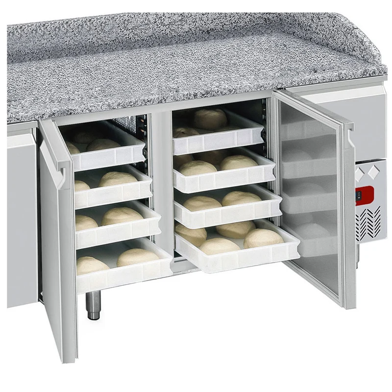 Table réfrigérée 2 portes 1 tiroir neutre - Diamond