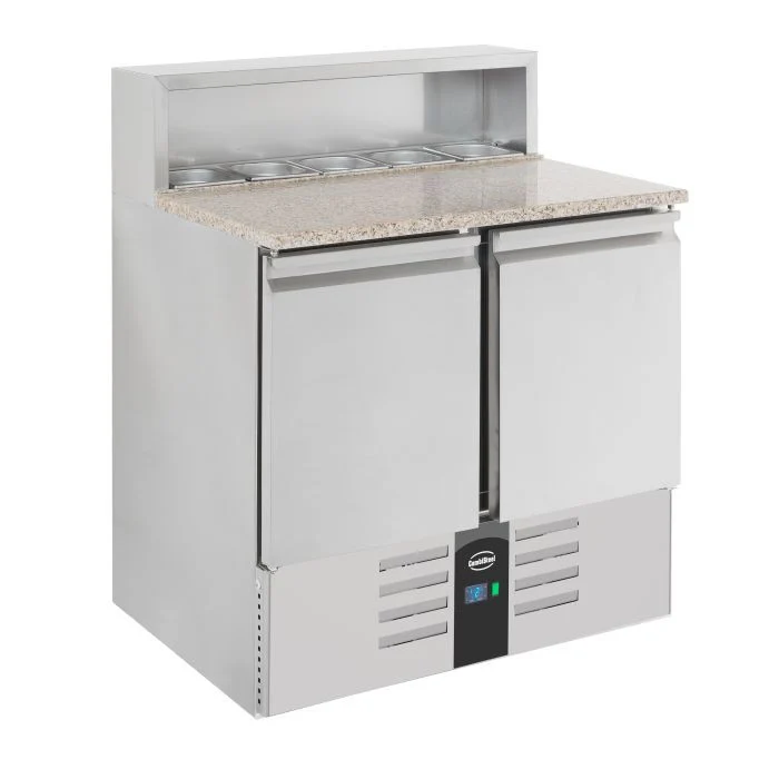 Table réfrigérée pizza 2 x GN 1/1 ou 5 x GN 1/6 - 230 L - Combisteel