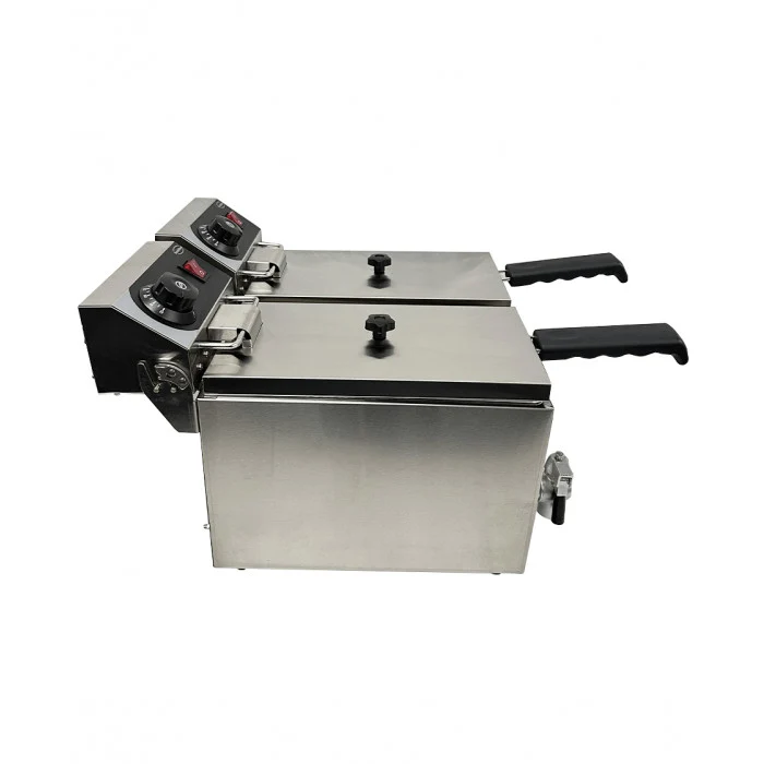 Friteuse électrique de comptoir 2x4 litres - Combisteel