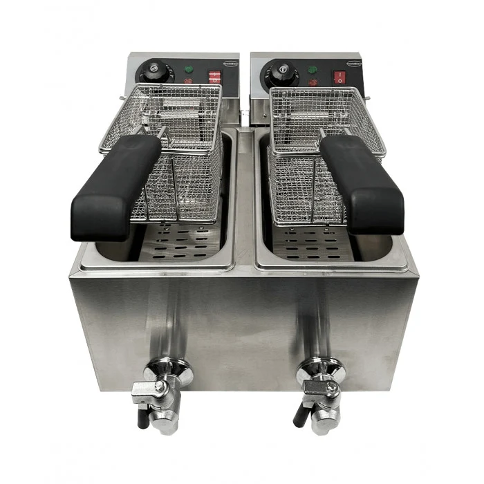 Friteuse électrique de comptoir 2x4 litres - Combisteel
