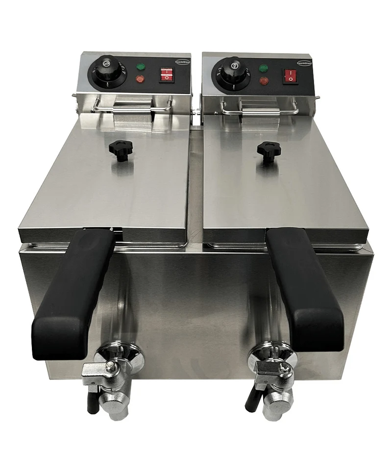 Friteuse électrique de comptoir 2x4 litres - Combisteel
