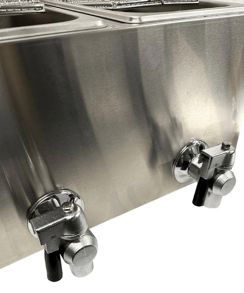 Friteuse électrique de comptoir 2x4 litres - Combisteel