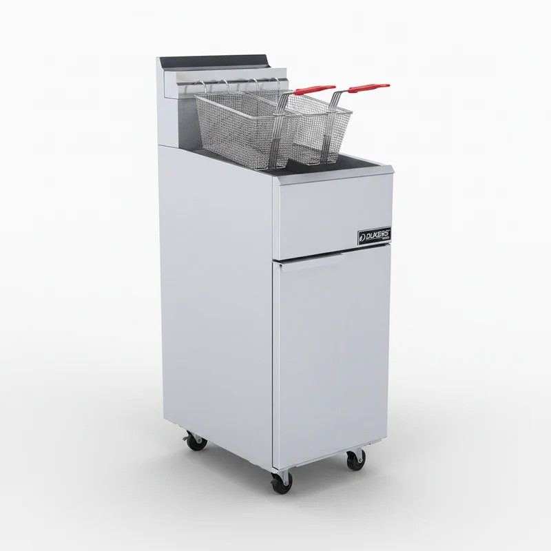 Friteuse à gaz - NG - GPL - 22 litres - 3 brûleurs - DCF22L