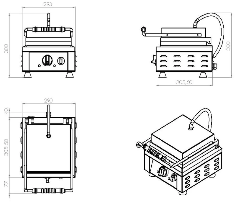 Appareil À Gaufre L300 (7491.0050)