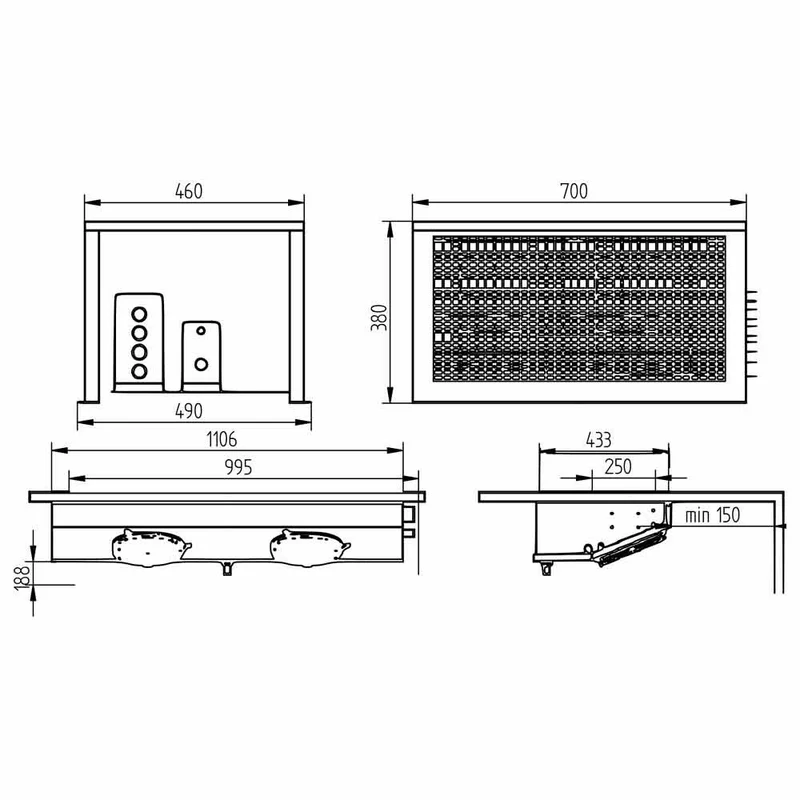 Groupe réfrigérée by-block de -5°+5° - 1,23 kW - Diamond