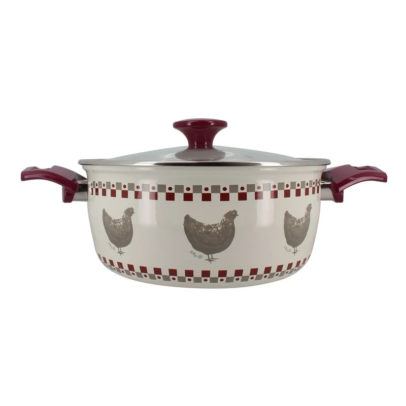 Friteuse Gallina 24cm en acier émaillé