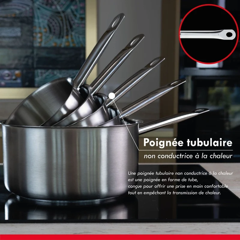 Poêle "Professionnel" en acier inoxydable 30 cm