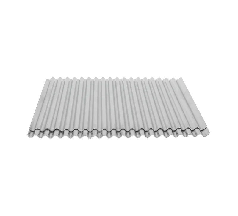 Kit de 2 plaques aluminium ondulées