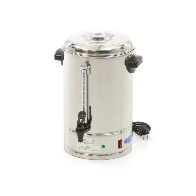 Percolateur à café - 10 L - 80 tasses - filtre à café amovible