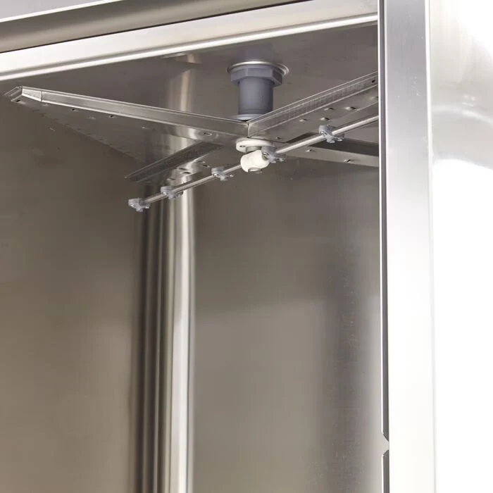 Lave-ustensiles - 60 x 76 cm - avec pompe à savon et à rinçage - 400V