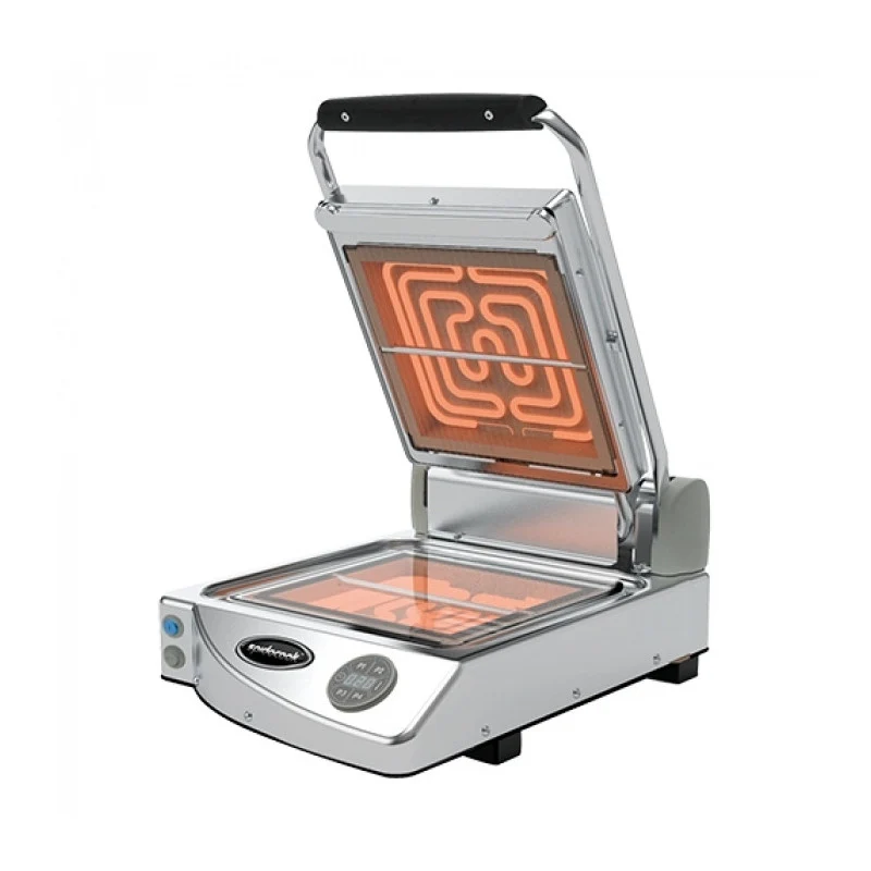 Grill panini lisse digital - Vitrocéranique - SpidoCook