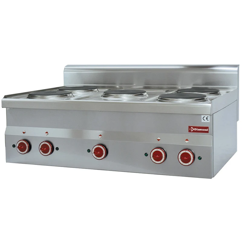 Cuisinièreélectrique 5 plaques - Réchaud électrique - Diamond