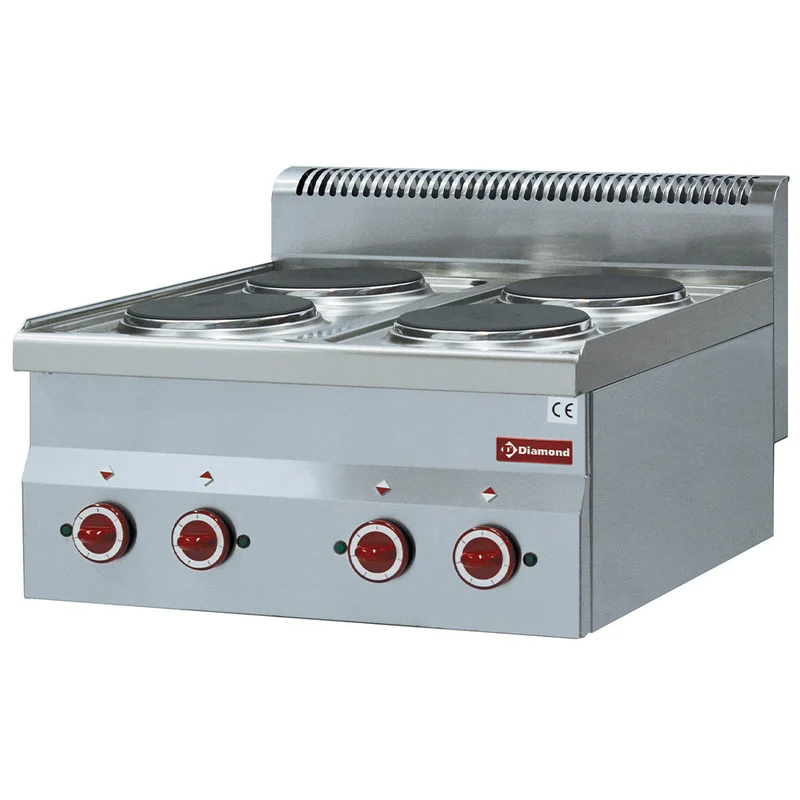 Cuisinière électrique 4 plaques - Réf. E60/4P6T - Diamond