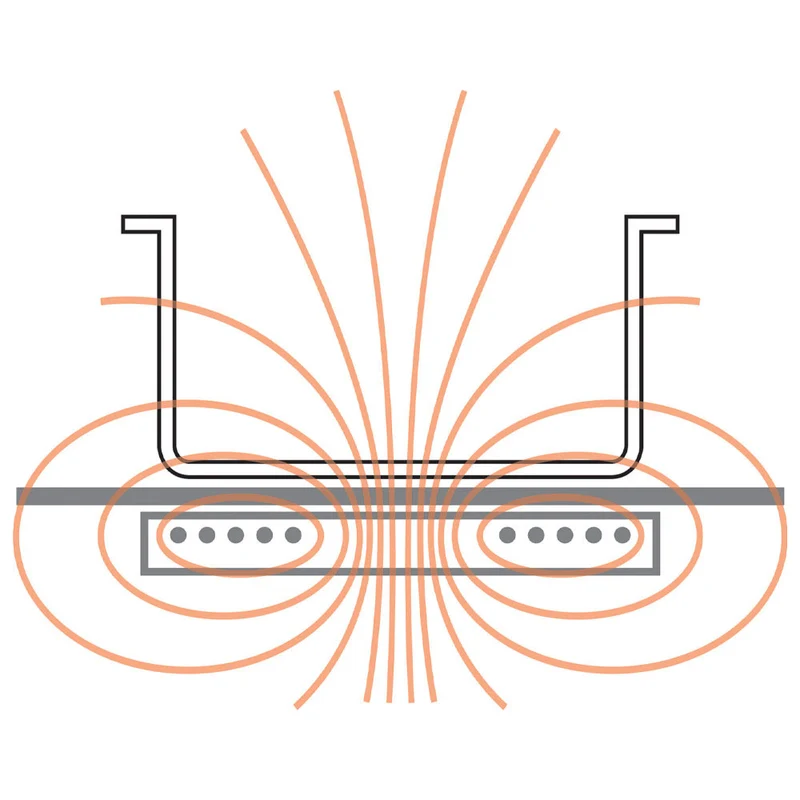 Cuisinière électrique 4 foyers à induction - Réf. E17/4ID8T-N - Diamond