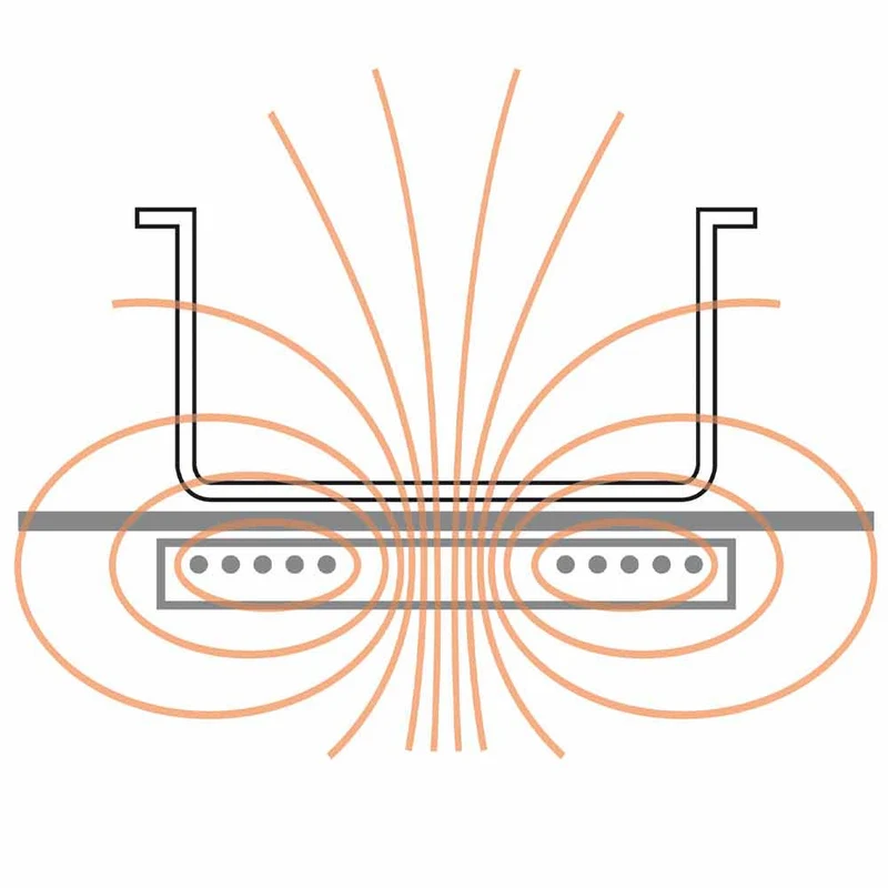 Cuisinière électrique 4 foyers à induction - Réf. E22/4ID8T-N - Diamond