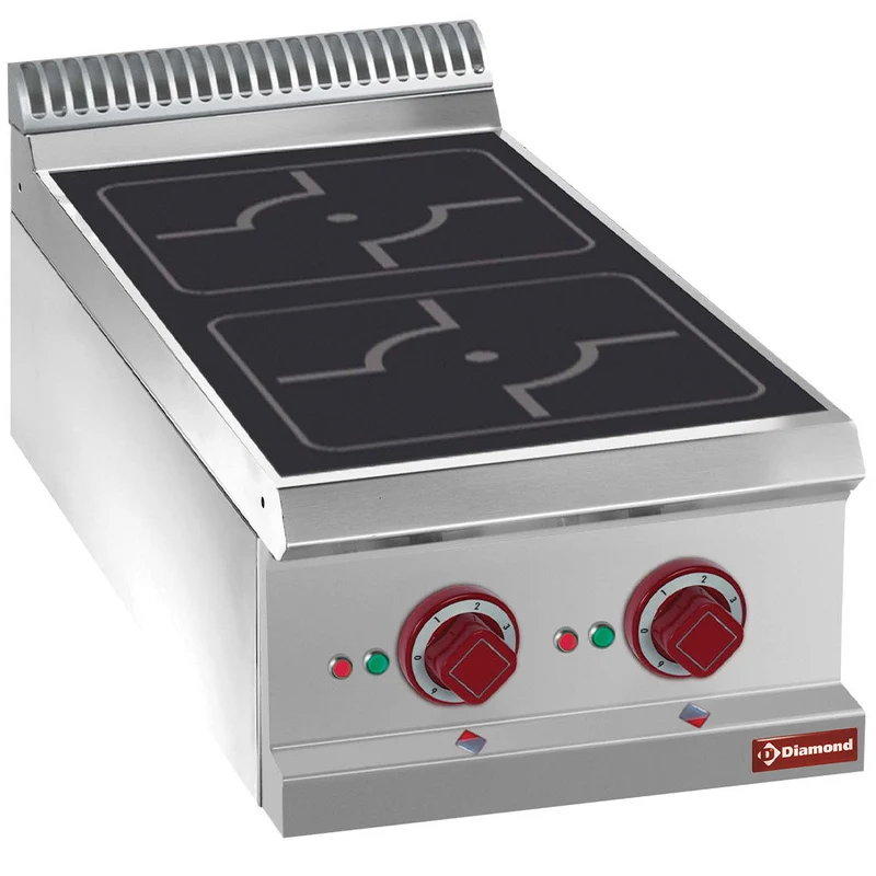 Cuisinière électrique 2 foyers à induction - Réf. E7/2ID4T - Diamond